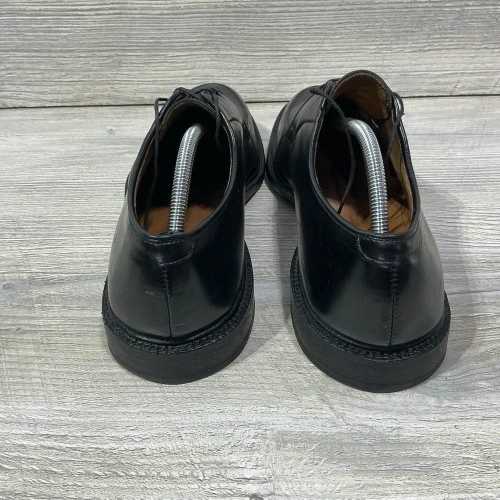 Allen Edmonds Seneca Dress Shoes Men's Size 12 D Black Leather Split-Toe Blucher